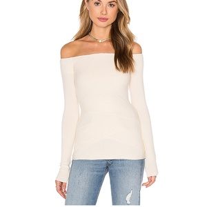 Bailey 44 Love Top, Vanilla off the shoulder